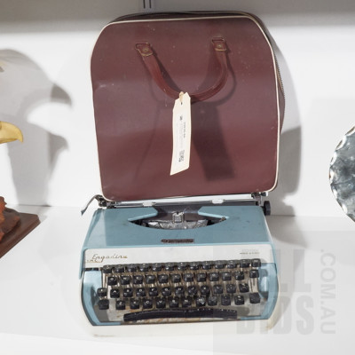 Vintage 'It Office Equipment' Portable Typewriter with Original Case