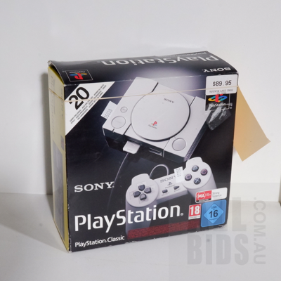 Sony PlayStation Classic Video Game Console with One Controller