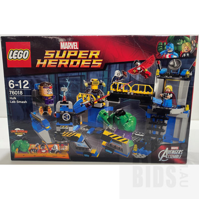 Marvel Super Heroes, Hulk Lab Smash- Lego Set