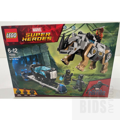 Marvel Super Heroes, Rhino Face-Off By The Mine- Lego Set