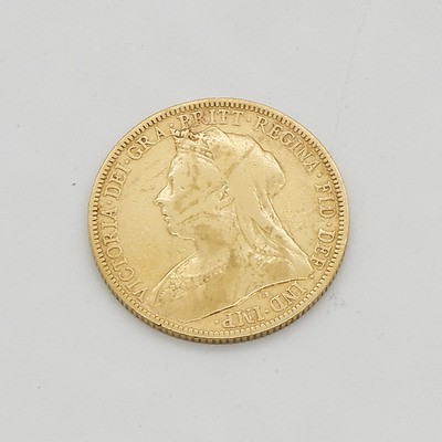 1898 Gold Sovereign, Queen Victoria