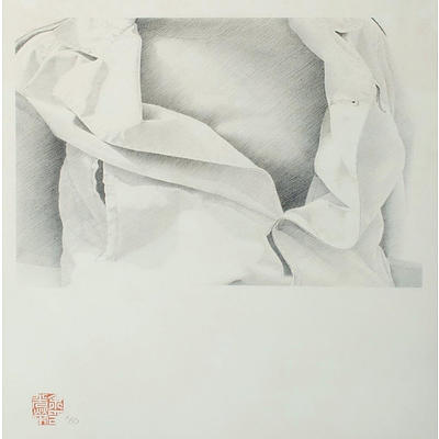 Peter YEE (b.1953) 'Frontal,' 1980, Pencil