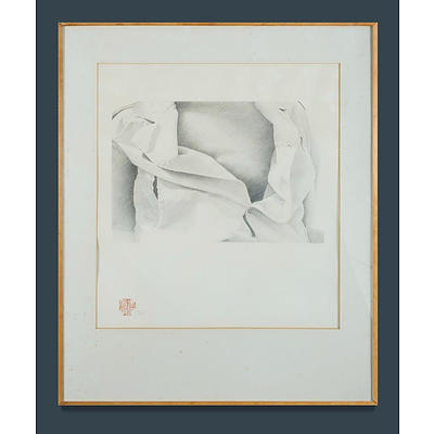 Peter YEE (b.1953) 'Frontal,' 1980, Pencil