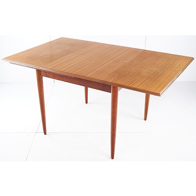 Retro Extension Dining Table with Laminex Top and Cigar Legs