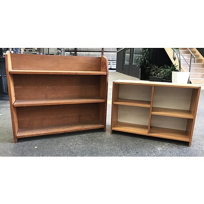 Pine Shelves -Lot Of Two