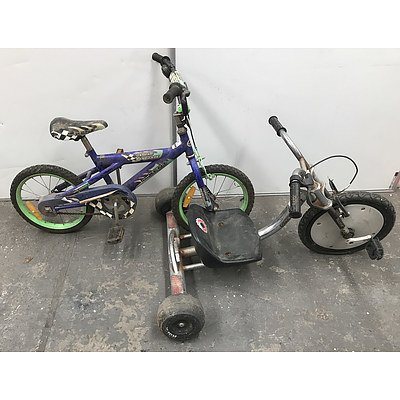 Razor Trike and Kent Kids Bike