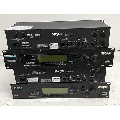 Sabine PowerQ ADF-4000 Series AV Appliance - Lot of Four