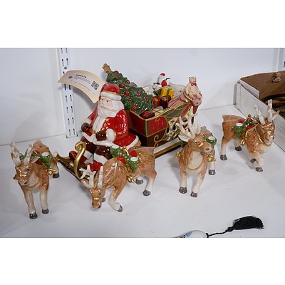 Villeroy and Boch Christmas Toys Memory Santas Sleigh Ride