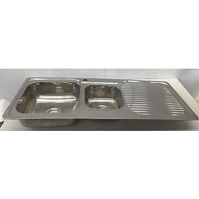 Twin Bowl Stainless Steel Sink