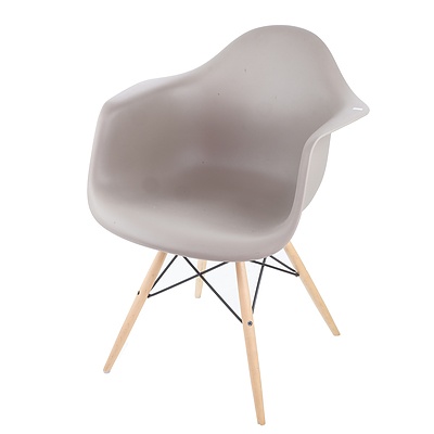 DAW Moulded Plastic Armchair by Vitra, Designed by Charles and Ray Eames