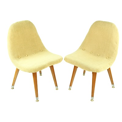 Pair of Grant Featherston Style Side Chairs