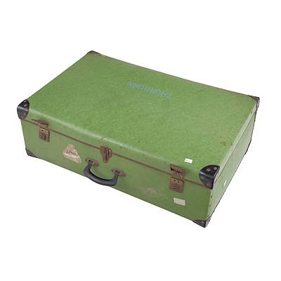 Retro Lime Green Suitcase
