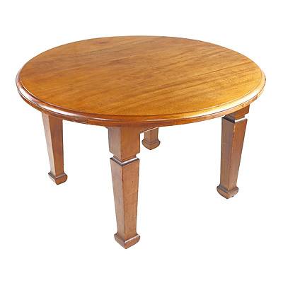 Antique Maple Circular Dining Table