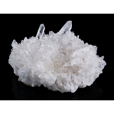 Large Clear Quartz Crystal Cluster Specimen