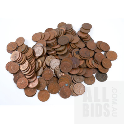 Collection of 1950s-1960s Australian Pennies 2.2 kilograms