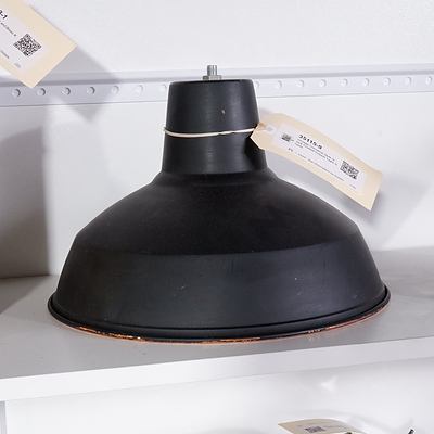 Vintage Industrial Style Black Coated Copper Light Shade