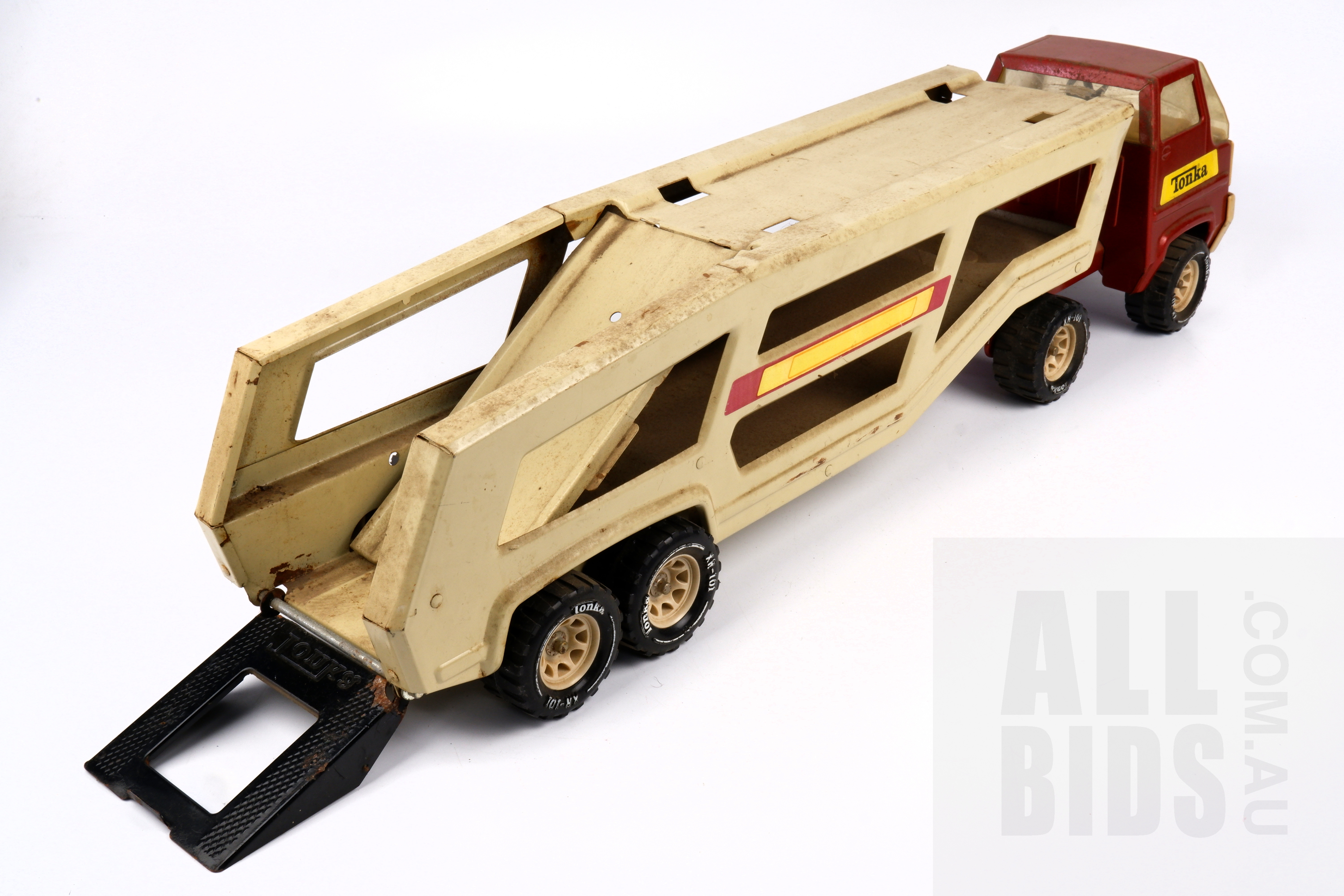 Tonka Auto Carrier トンカ オートキャリア Tonka Steel Classics Car Carrier - Schylling