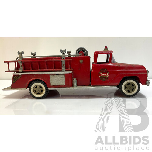 Vintage Tonka Toy Fire Truck Made in New Zealand