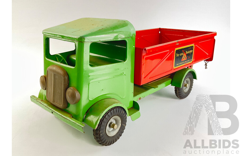 Vintage Tri-Ang Pressed Steel Toy Tipper Truck