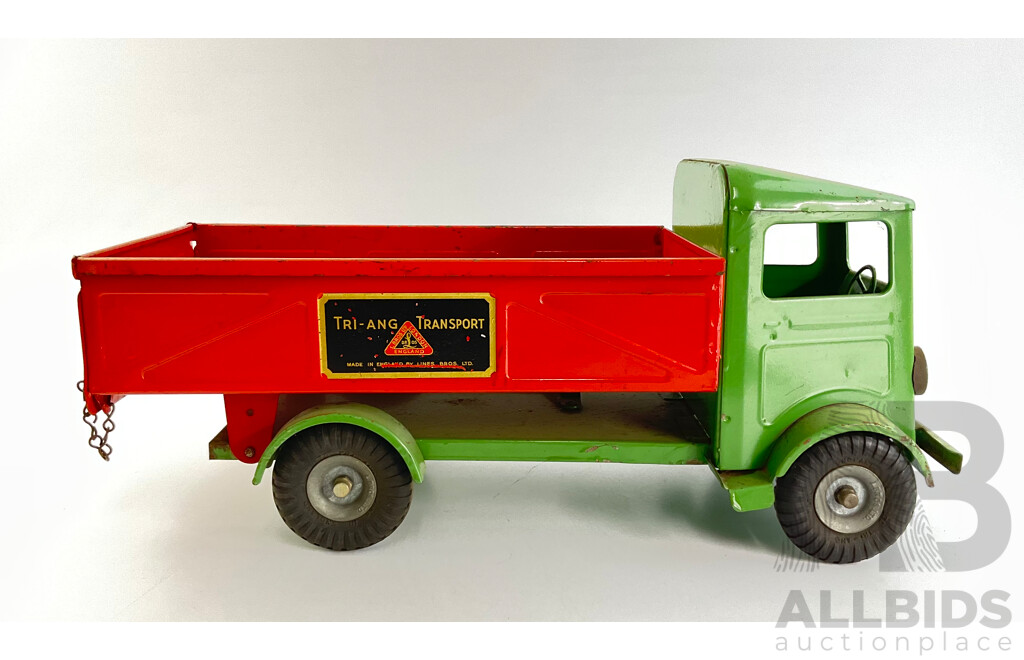 Vintage Tri-Ang Pressed Steel Toy Tipper Truck