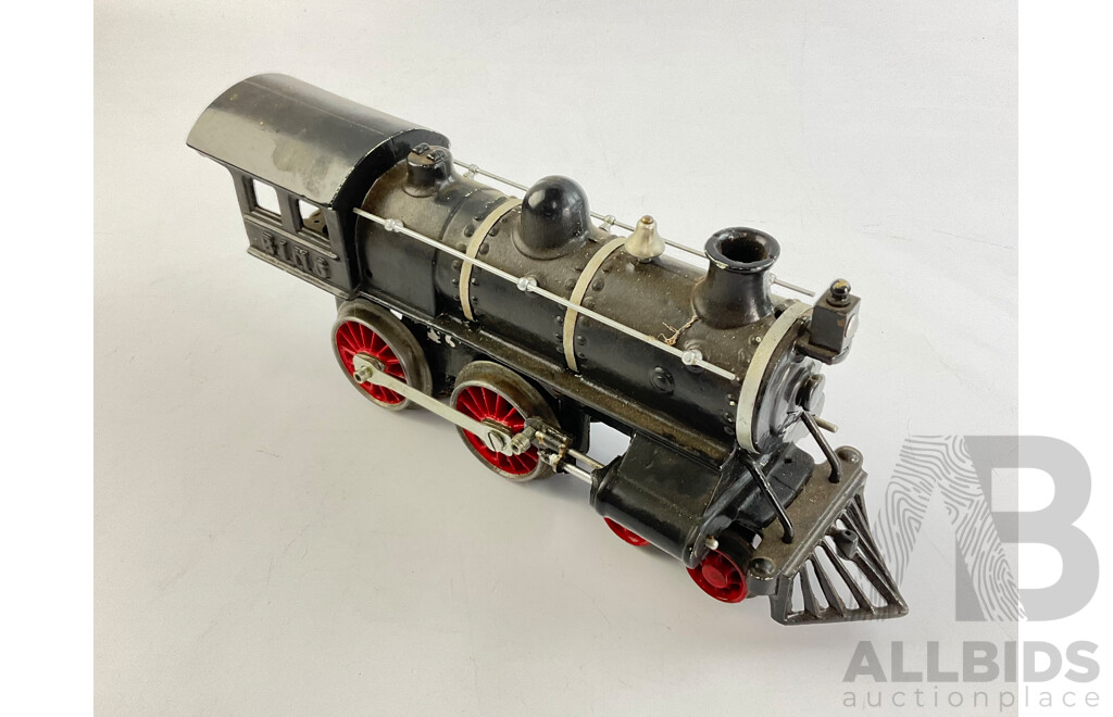 Vintage Gauge One Bing Three Rail Steam Locomotive 4-4-0