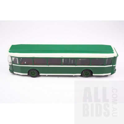 Vintage Saviem Tin Toy Italian Bus with Friction Drive Rear Wheels