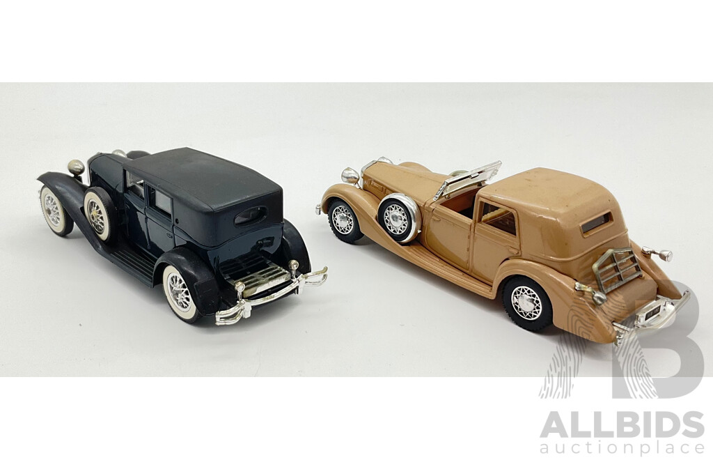 Vintage Solido 1:43 Scale 1939 Delage D8 120 and 1929 Cord L 29