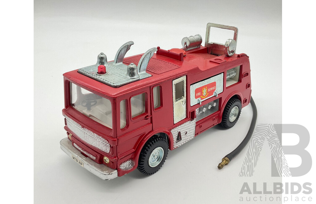 Vintage Dinky Toys/Meccano Merryweather Marquis Fire Tender with Finger Operated Water Pump, Made in England