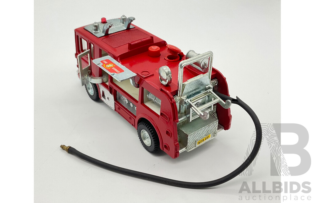 Vintage Dinky Toys/Meccano Merryweather Marquis Fire Tender with Finger Operated Water Pump, Made in England