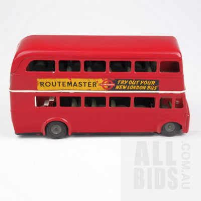Vintage Routemaster London Transport Double-Decker City Tourist Tin Toy Bus