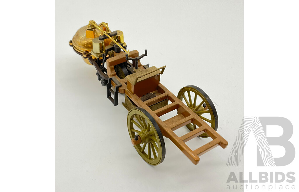 Vintage Brumm 1769 Fardier Vapeur Cugnot Three Wheel Steam Vehicle 1:43 Scale, Made in Italy