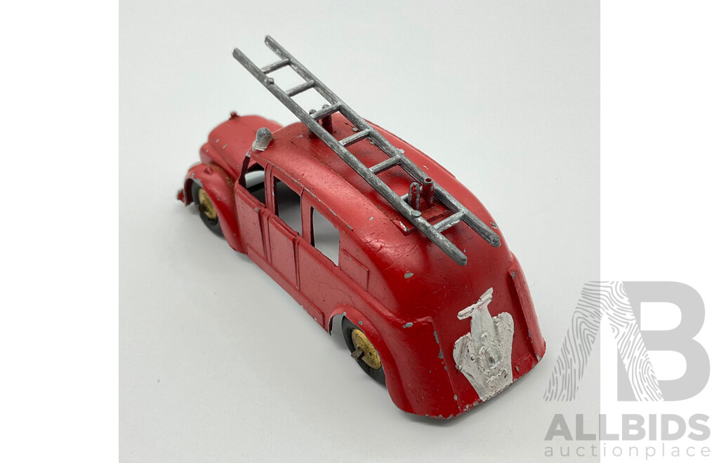 Vintage Diecast Arbur Products Streamlined Fire Engine, Made in England