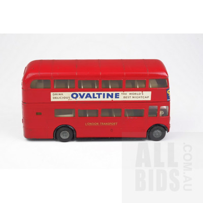 Vintage Spot-On Triang Diecast 1:42 Routemaster London Transport Double-Decker City Tourist Bus