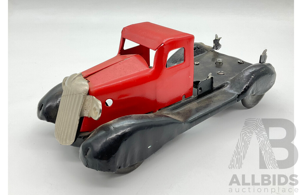 Vintage Pressed Steel Toy Truck