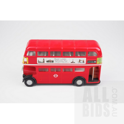 Vintage Tomica Dandy Diecast 1:43 London Transport Sightseeing Double-Decker City Tour Bus