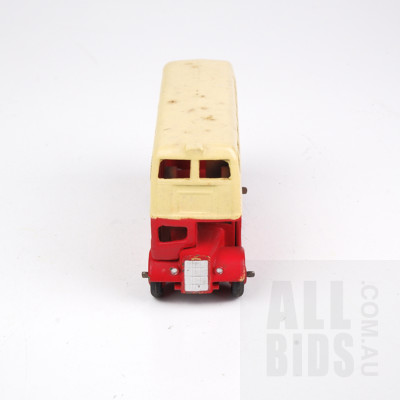 Vintage Dinky English Small-Scale Diecast Double Decker Bus