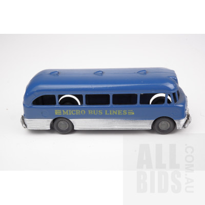 Vintage Micro Models Small-Scale Diecast Micro Bus Lines Bedford Bus