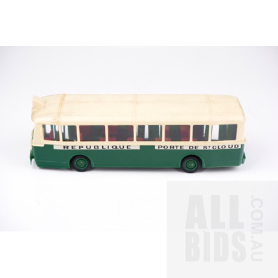 Vintage French Minialuxe Les Miniatures Moulded Plastic Parisien R.A.T.P. Autobus Circa 1950s