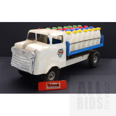 Vintage Tin Tri-ang Milk Truck- Made In England