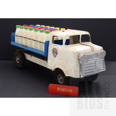Vintage Tin Tri-ang Milk Truck- Made In England