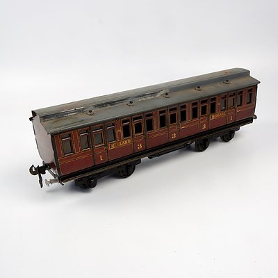 Vintage Midland 13331 Iron and Tin G Scale Model Carriage