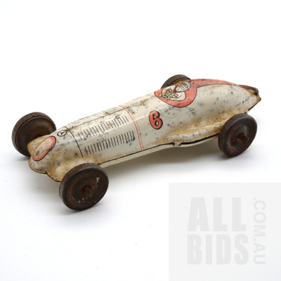 Vintage Tin Racing Car - Made In Australia