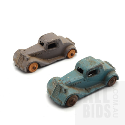 Vintage Cast Metal Cars - Lot Of Two