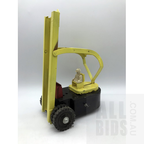Vintage Tin Hyster 40 Forklift In Original Box - Boomaroo Australia - Yellow