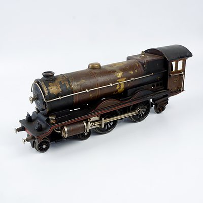 Vintage German Iron and Tin Motorised G Scale Model Locomotive - No 4021