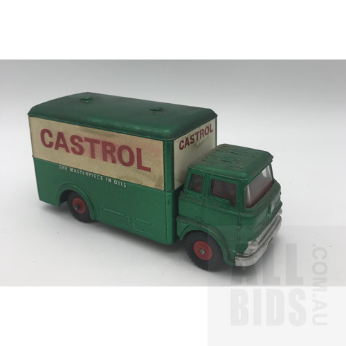 Vintage Metal Dinky Toys Castrol Oil Truck
