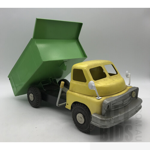 Vintage Hydraulic Dump Truck - Wyn Toy Australia - Green