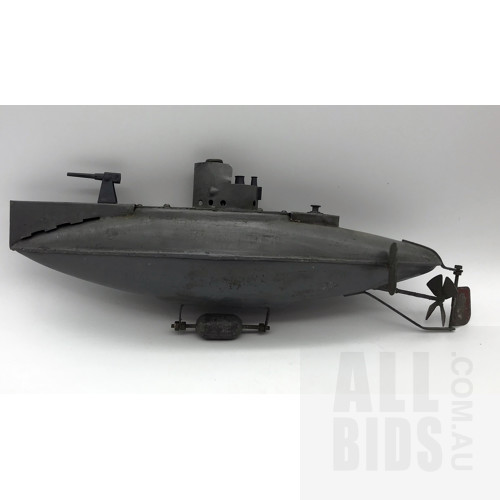 Vintage Dunco E.4 Submarine - Made In England - Original Box Included