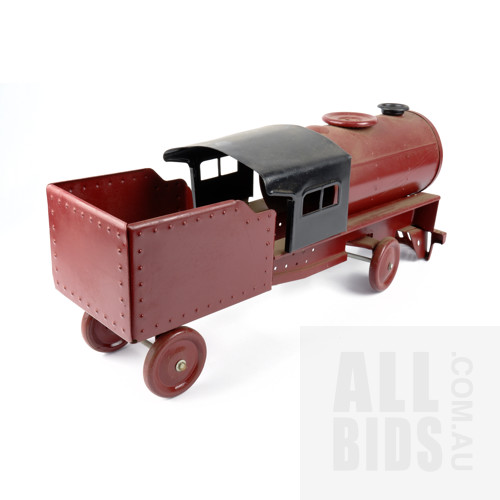 Vintage Steelcraft Ride on Locomotive