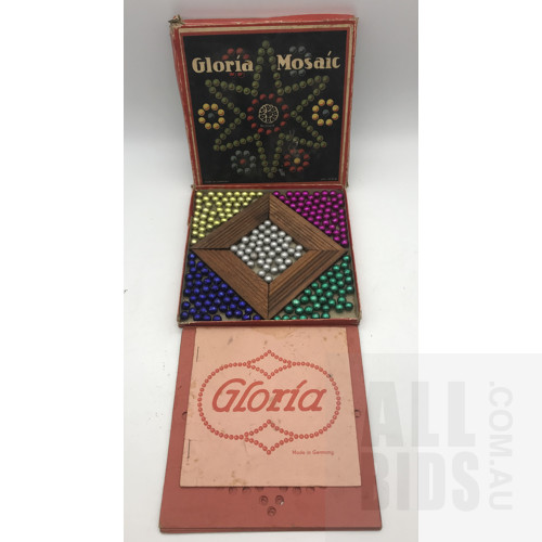 Vintage Brilliant Gloria Mosaic Game - Made in Germany